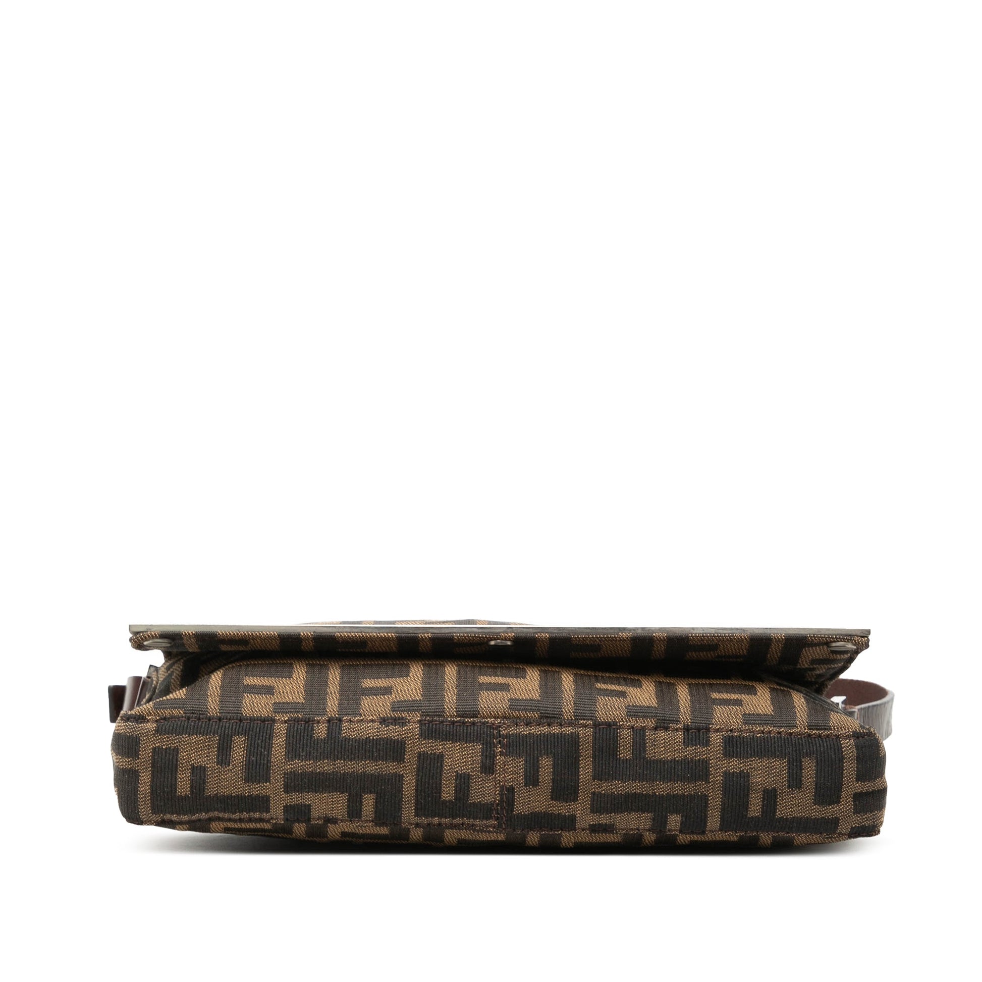 Fendi Zucca Canvas Flap Pochette