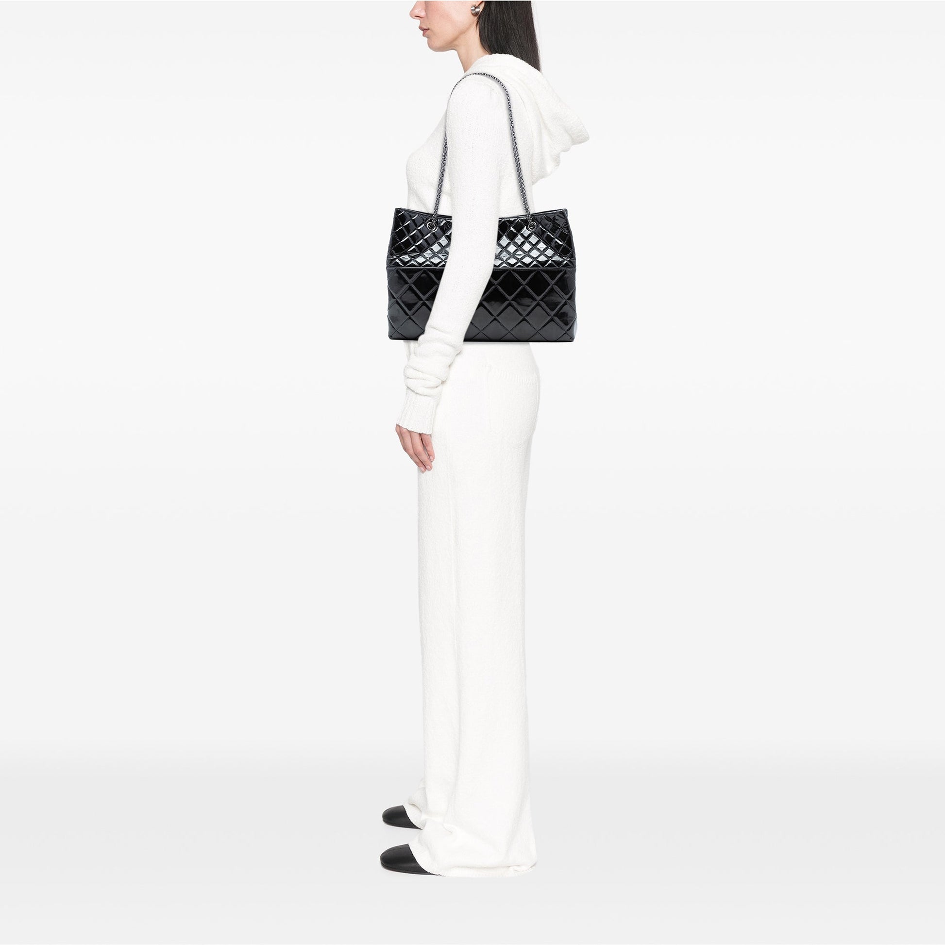 Chanel Quilted Patent Reissue 2.55 Tote