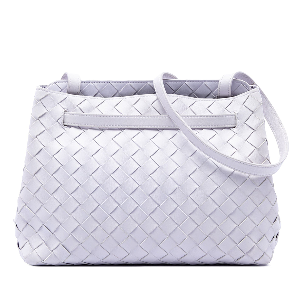 Bottega Veneta Nappa Intrecciato Crossbody — Purple