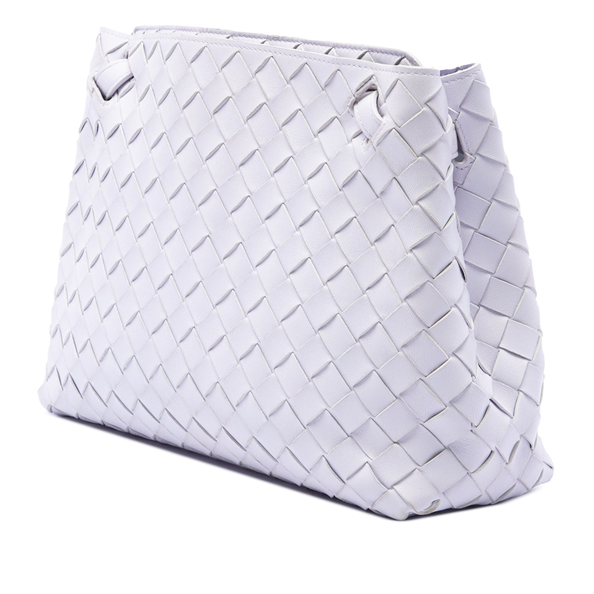 Bottega Veneta Nappa Intrecciato Crossbody — Purple