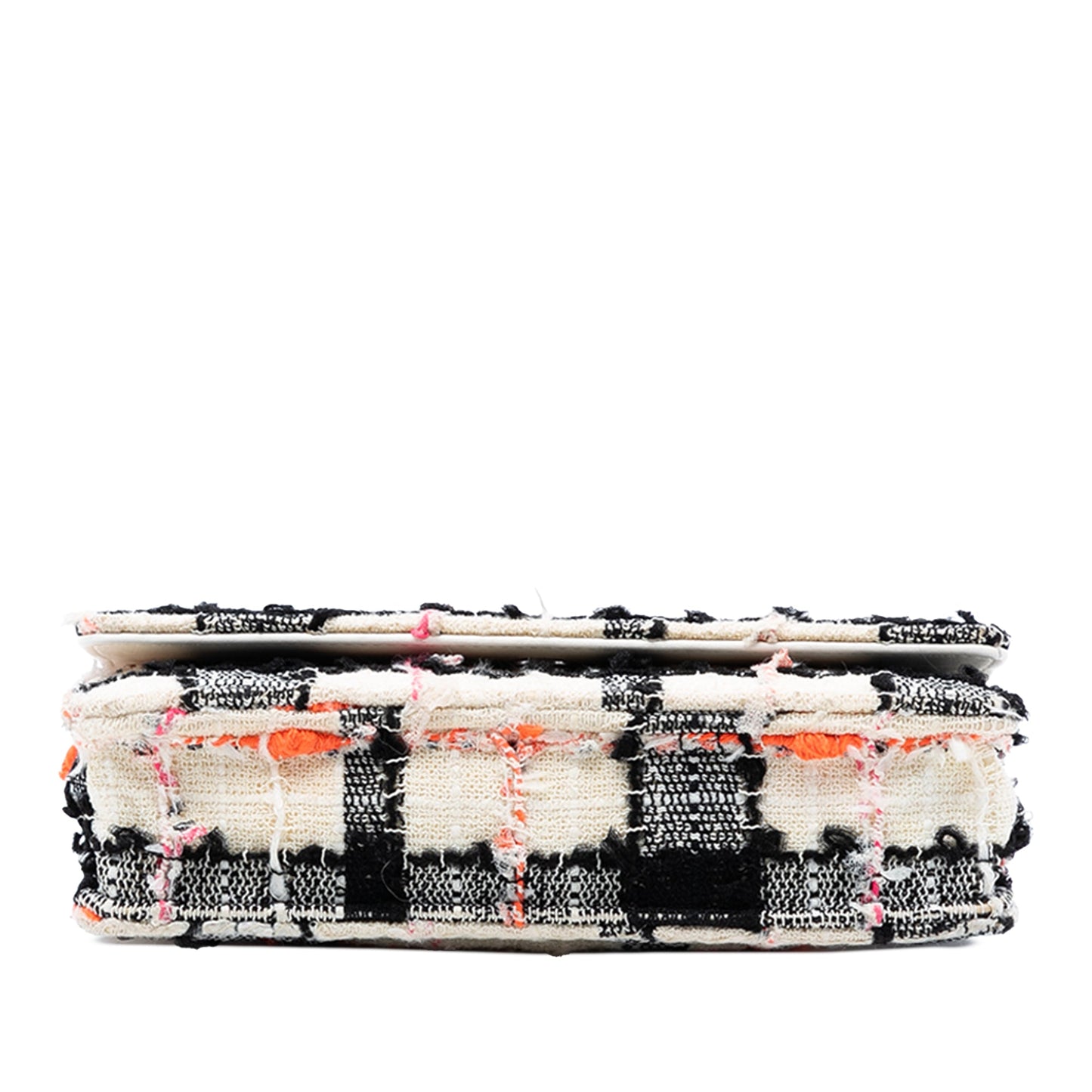Chanel CC Quilted Tweed Wallet On Chain