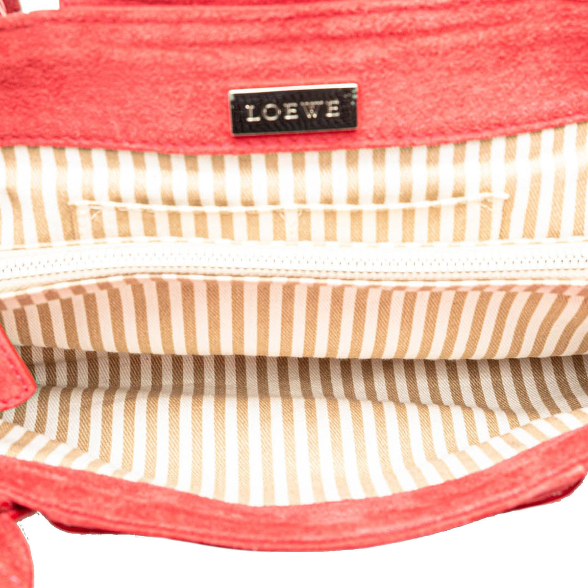 LOEWE Anagram Suede Shoulder Bag