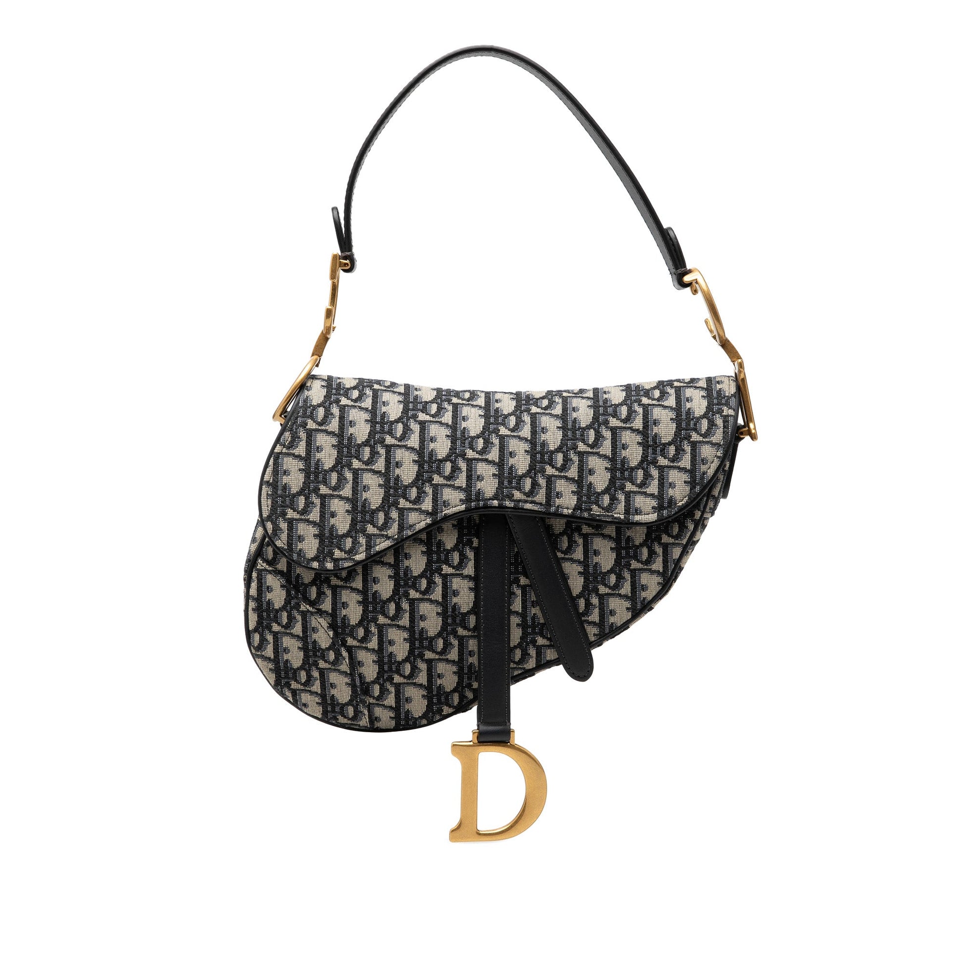 Dior Oblique Canvas Saddle Bag
