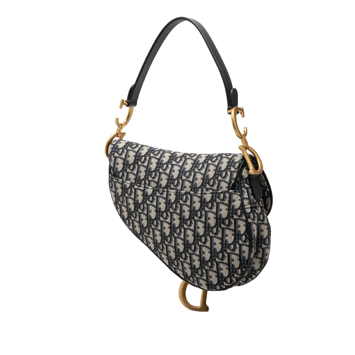 Dior Oblique Canvas Saddle Bag