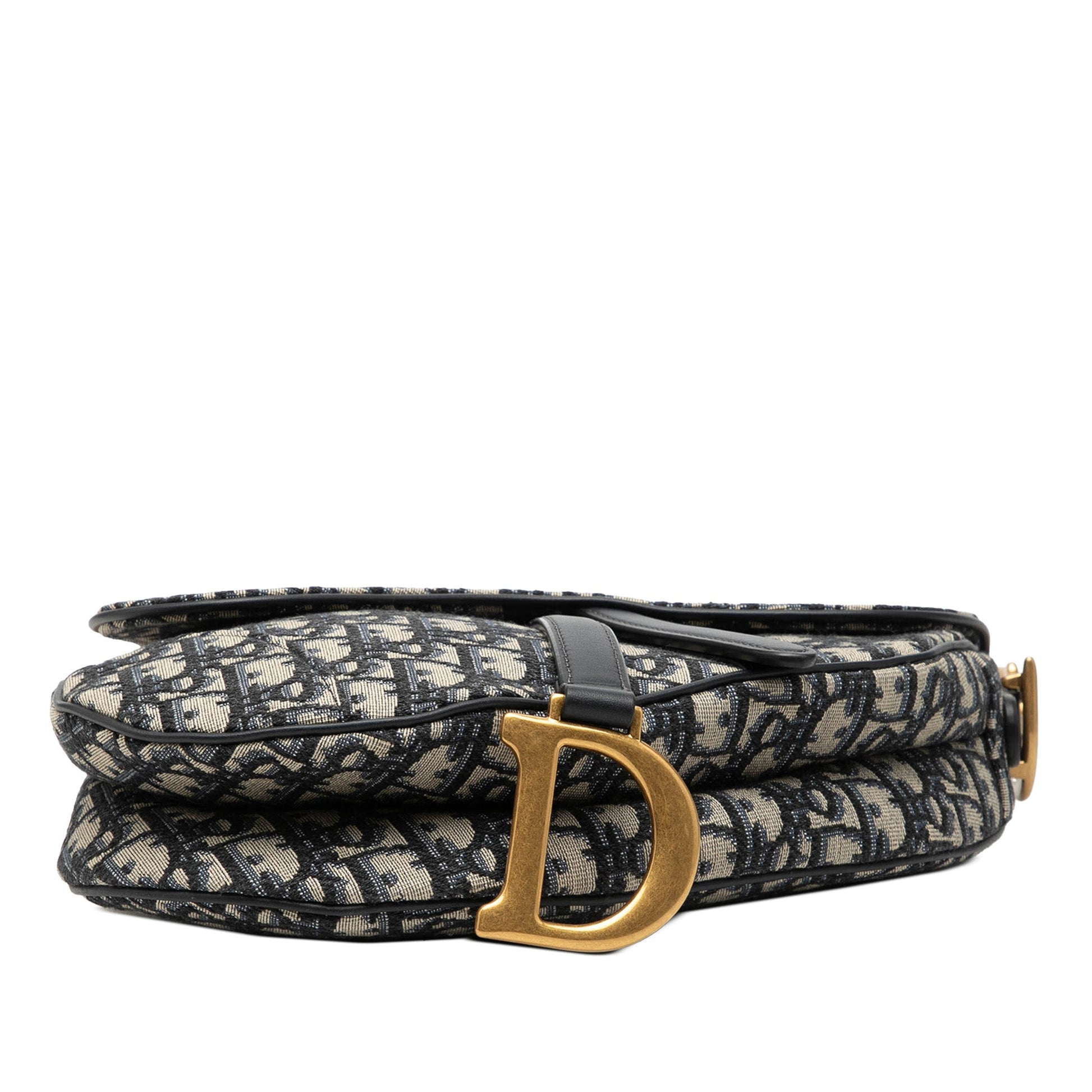 Dior Oblique Canvas Saddle Bag