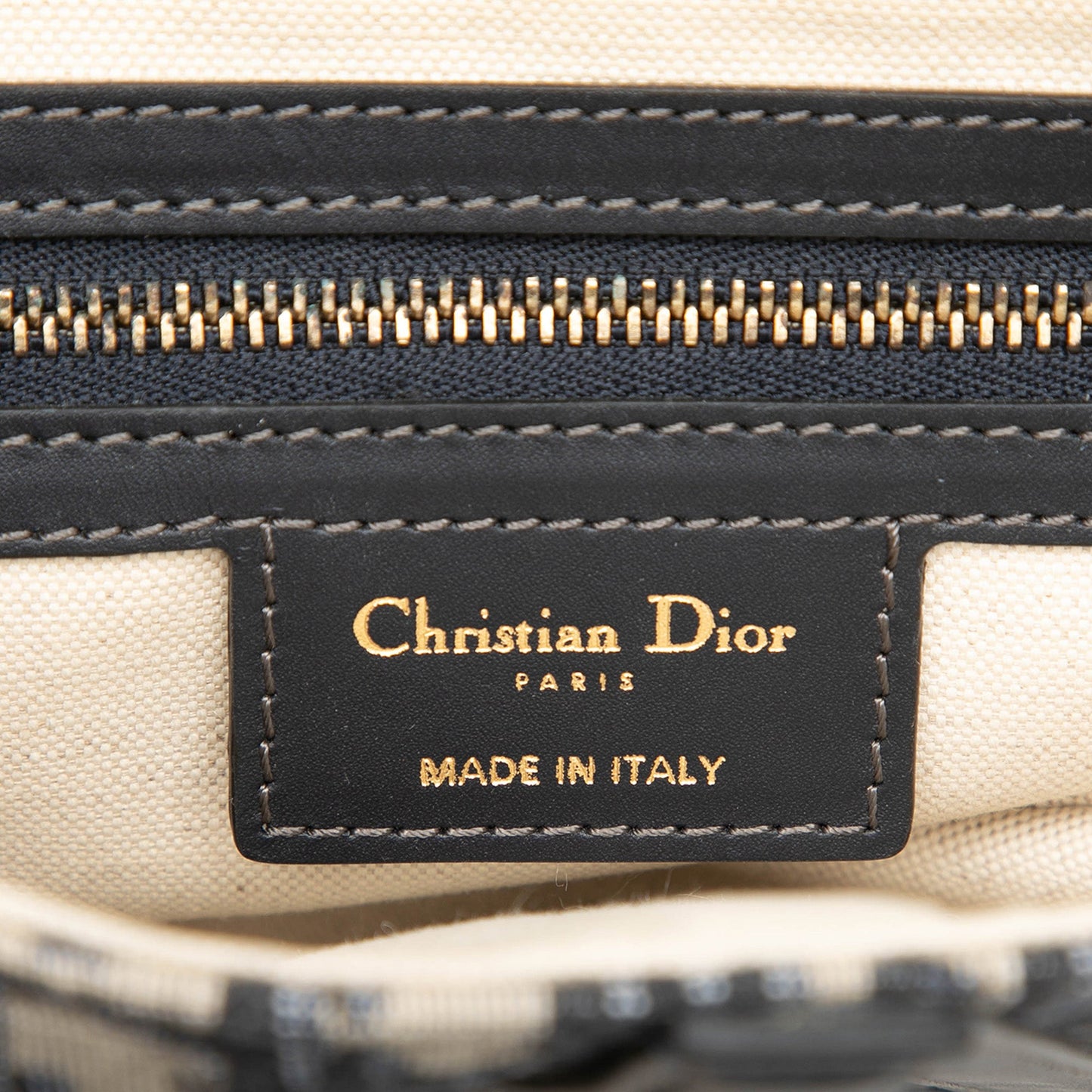 Dior Oblique Canvas Saddle Bag