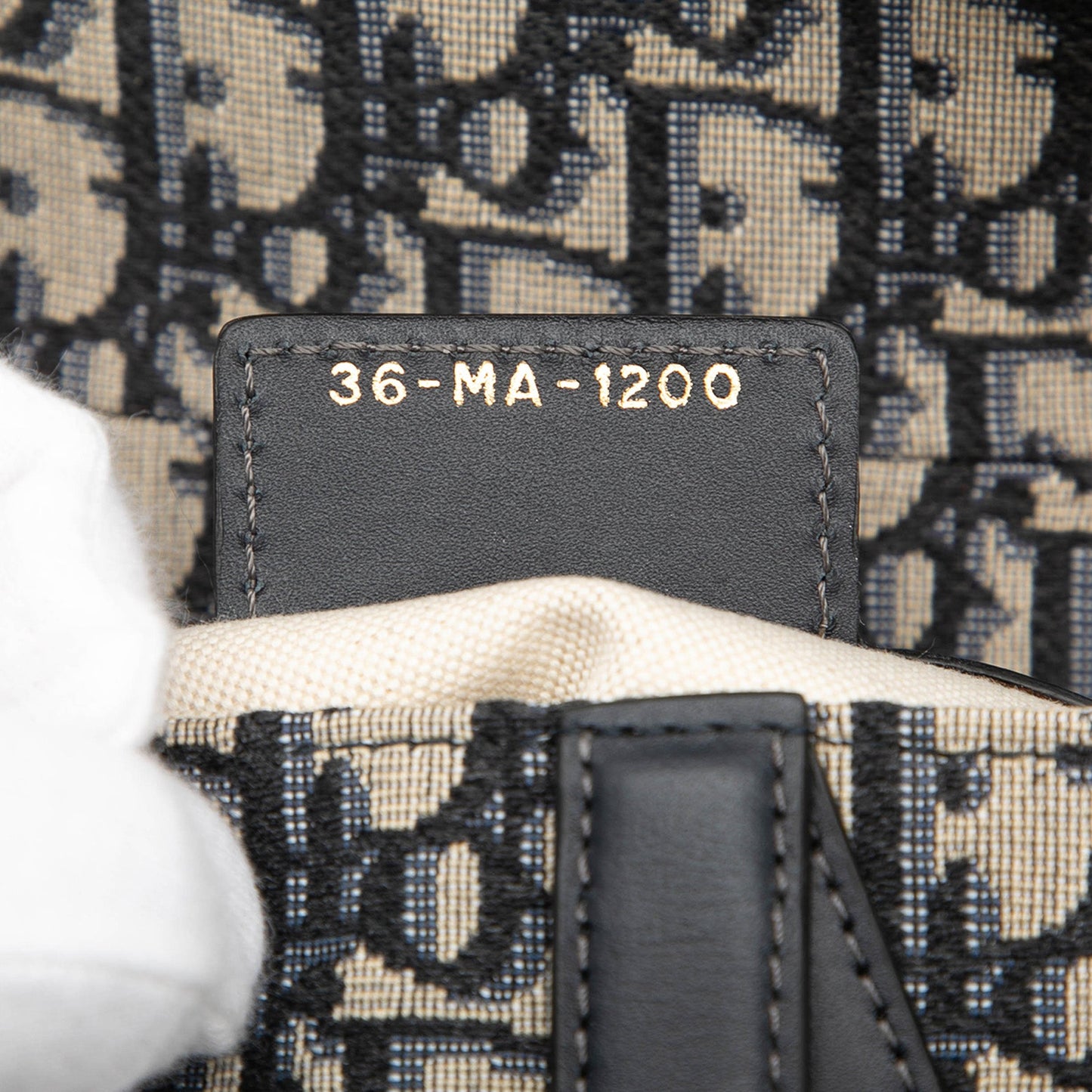 Dior Oblique Canvas Saddle Bag
