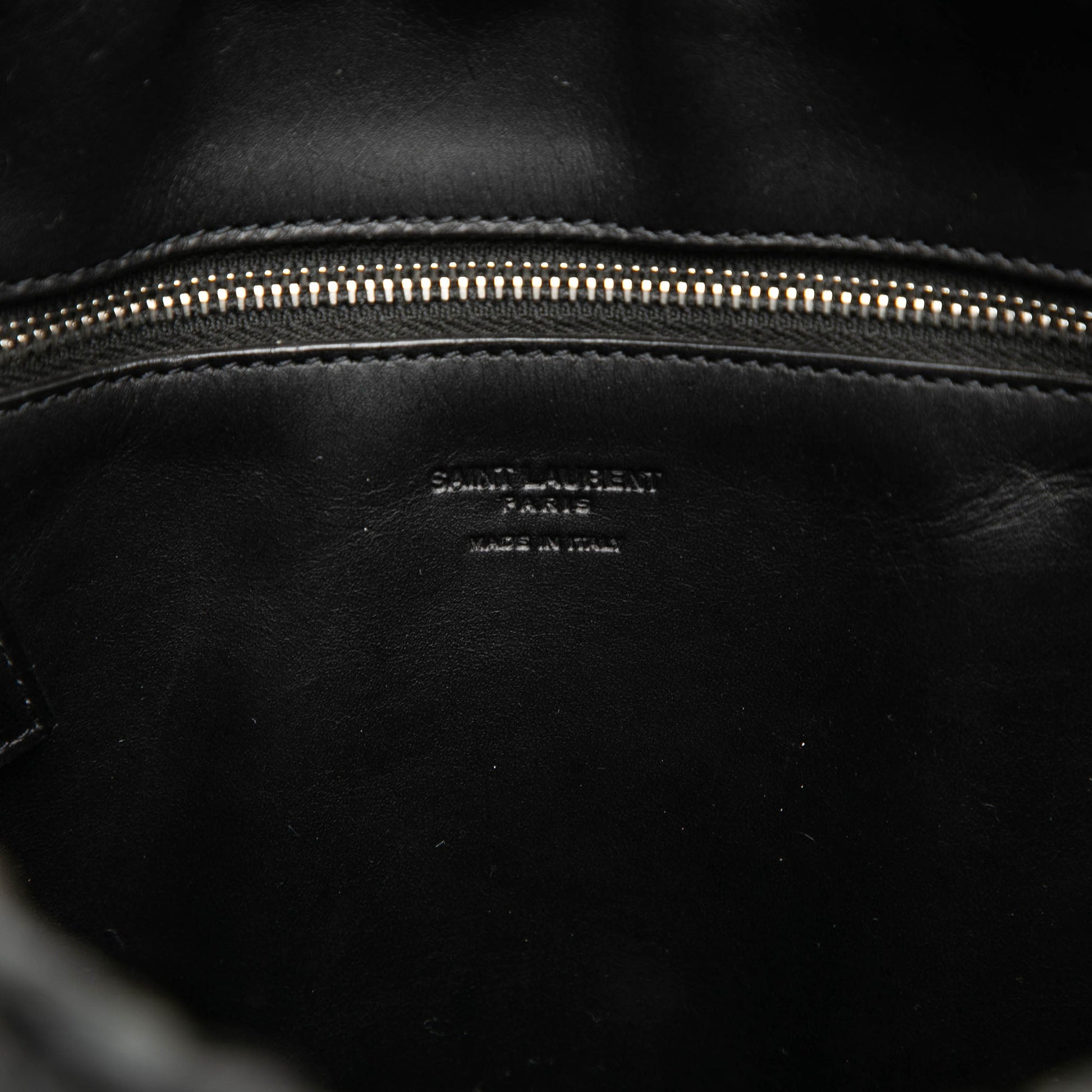 Saint Laurent Small Raffia Panier Tote