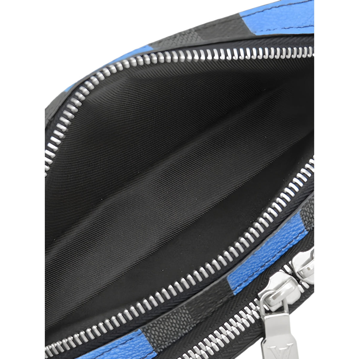 Louis Vuitton Damier Graphite Giant Alpha Wearable Wallet — Blue