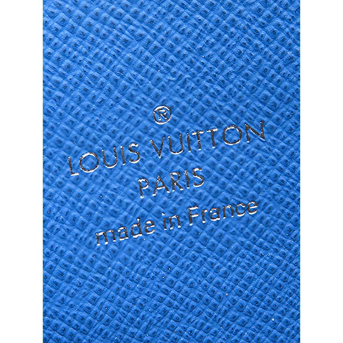 Louis Vuitton Damier Graphite Giant Alpha Wearable Wallet — Blue