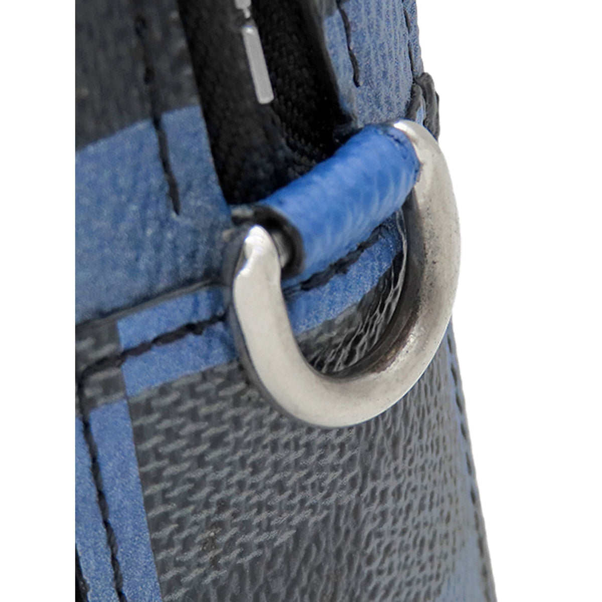 Louis Vuitton Damier Graphite Giant Alpha Wearable Wallet — Blue