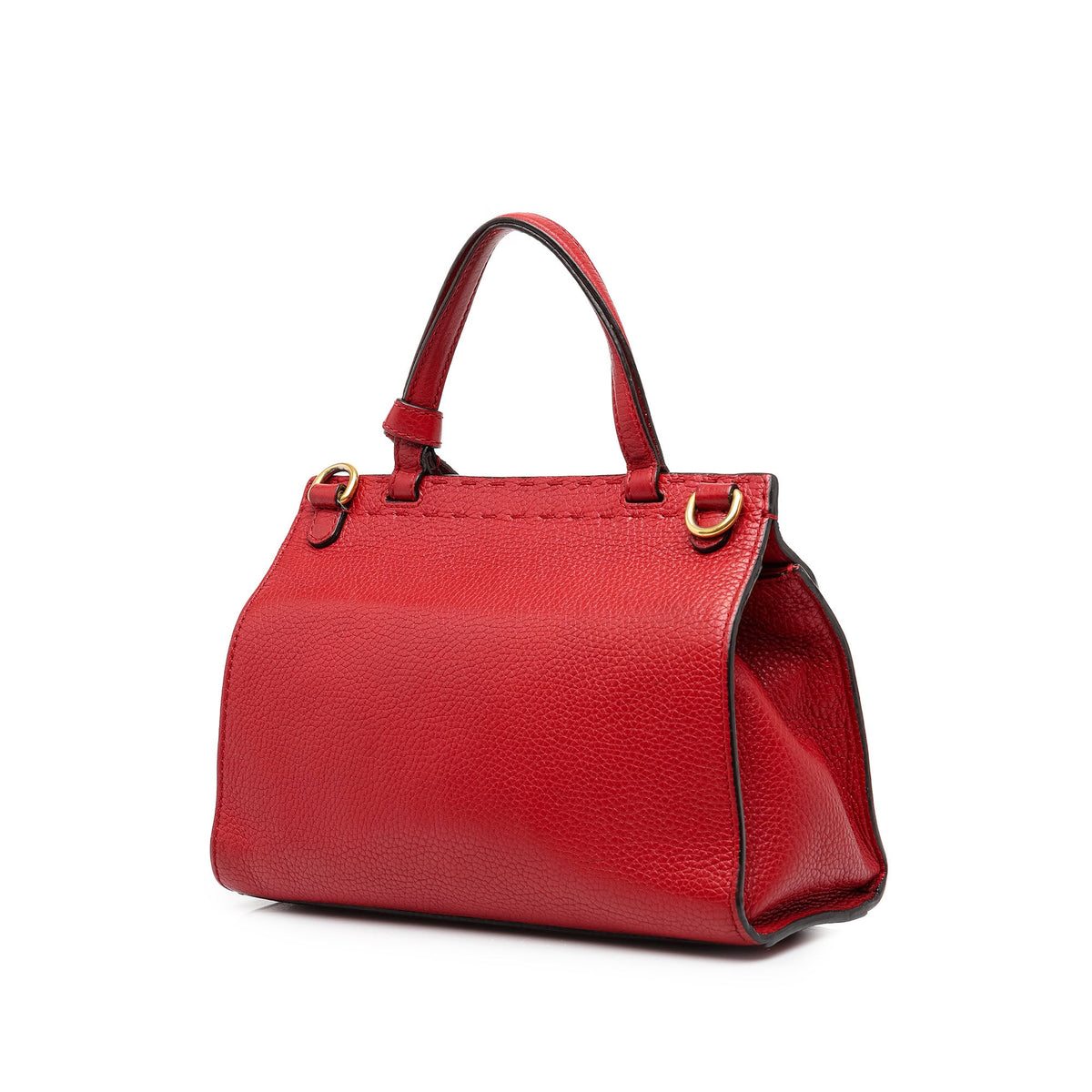 Gucci Small GG Marmont Calfskin Top Handle Satchel