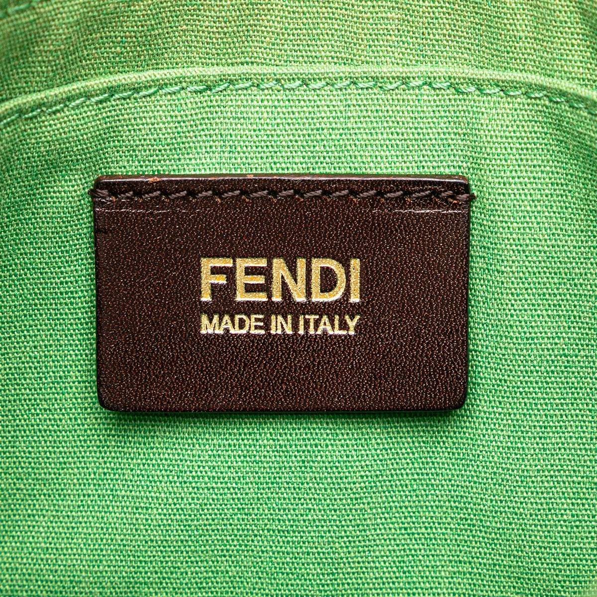 Fendi Zucca Spalmati Dots Chain Pochette