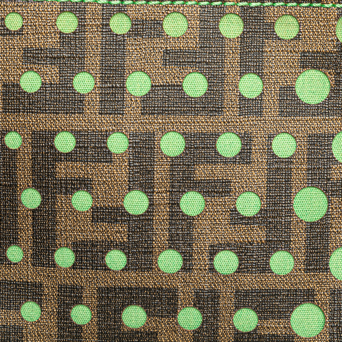 Fendi Zucca Spalmati Dots Chain Pochette