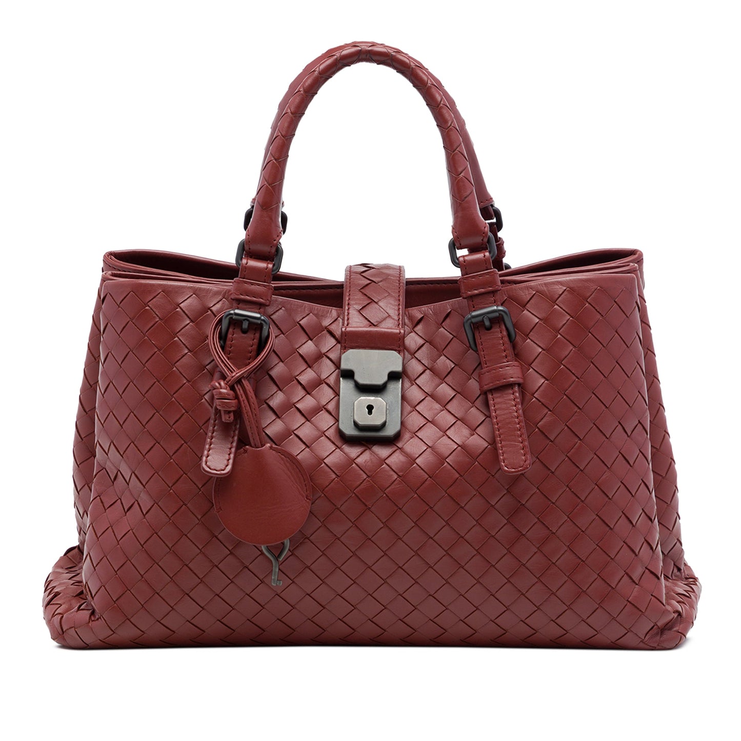 Bottega Veneta Small Nappa Intrecciato Roma Satchel
