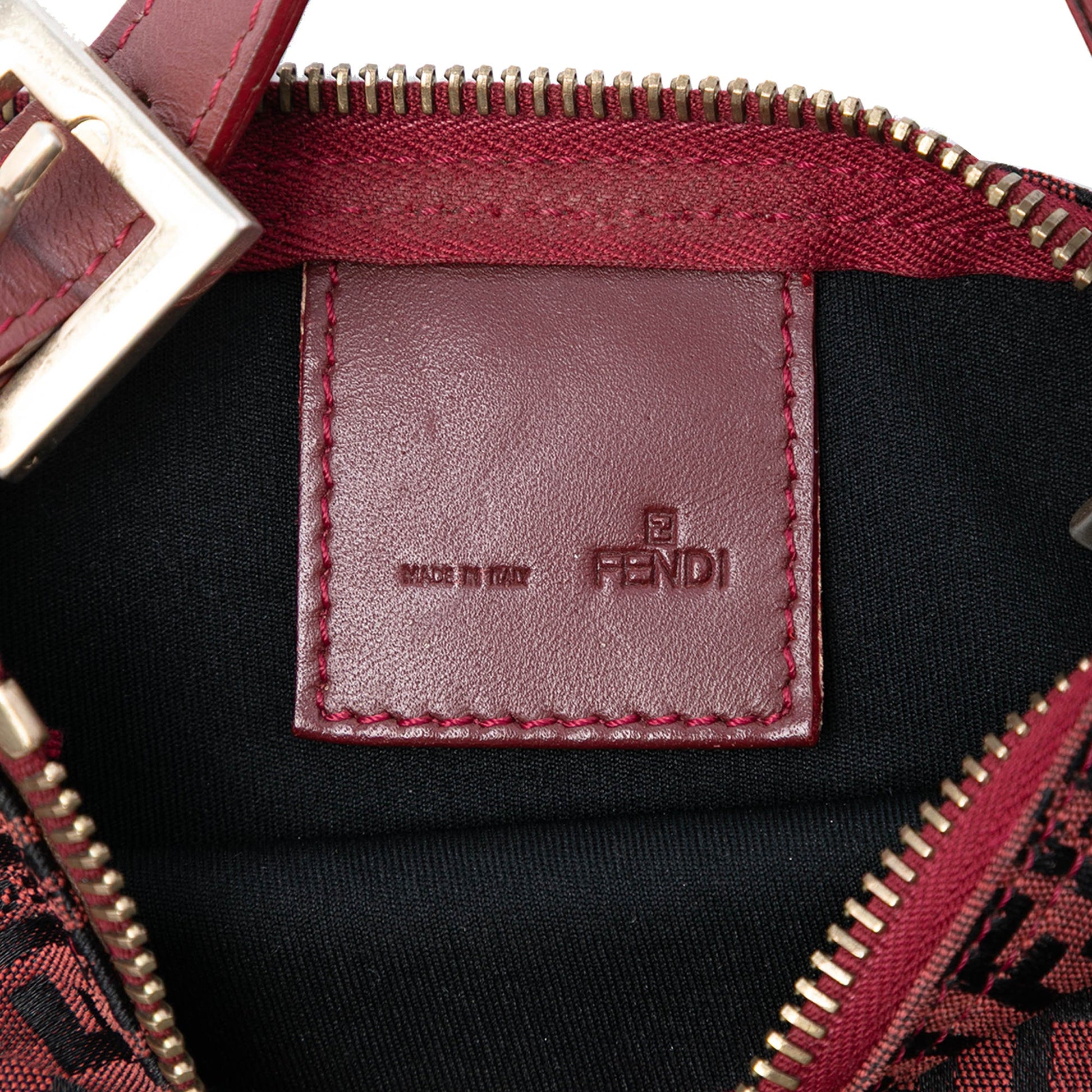 Fendi Zucchino Canvas Handbag