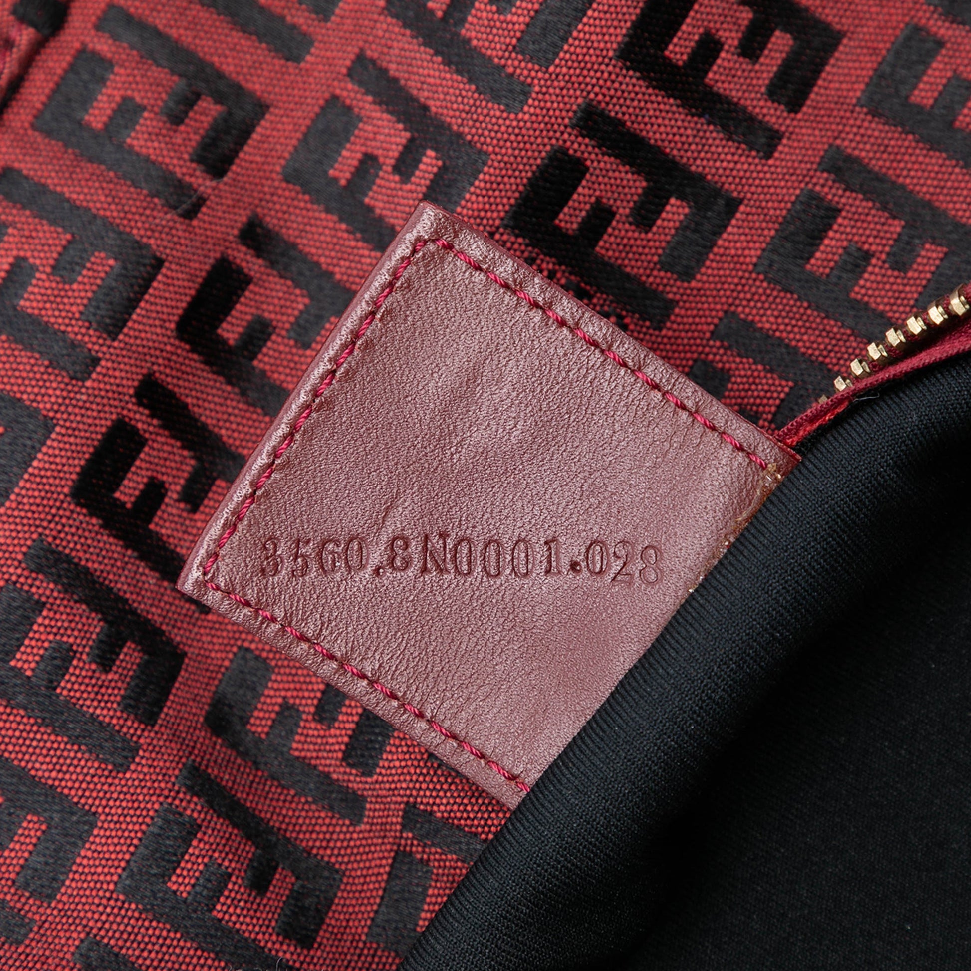 Fendi Zucchino Canvas Handbag