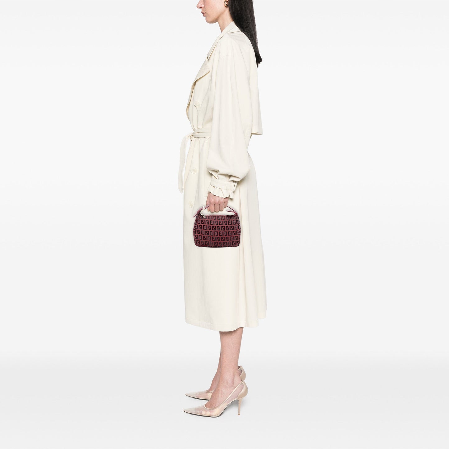 Fendi Zucchino Canvas Handbag