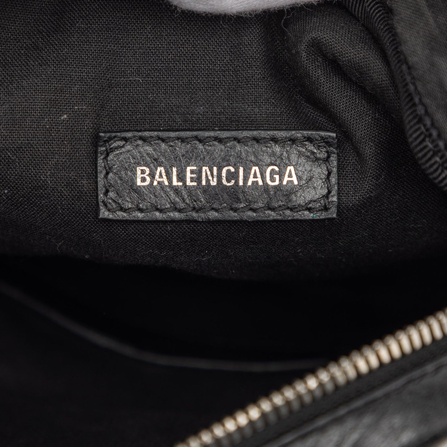 Balenciaga Lambskin Motocross Le Cagole Messenger Bag