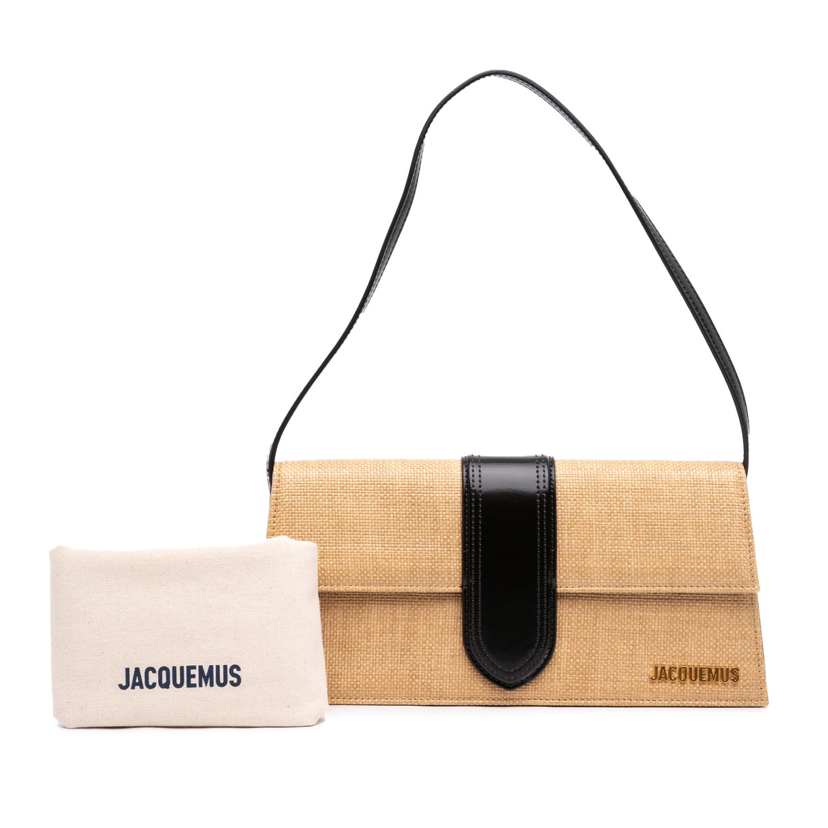 Jacquemus Raffia Le Bambino Long Shoulder Bag