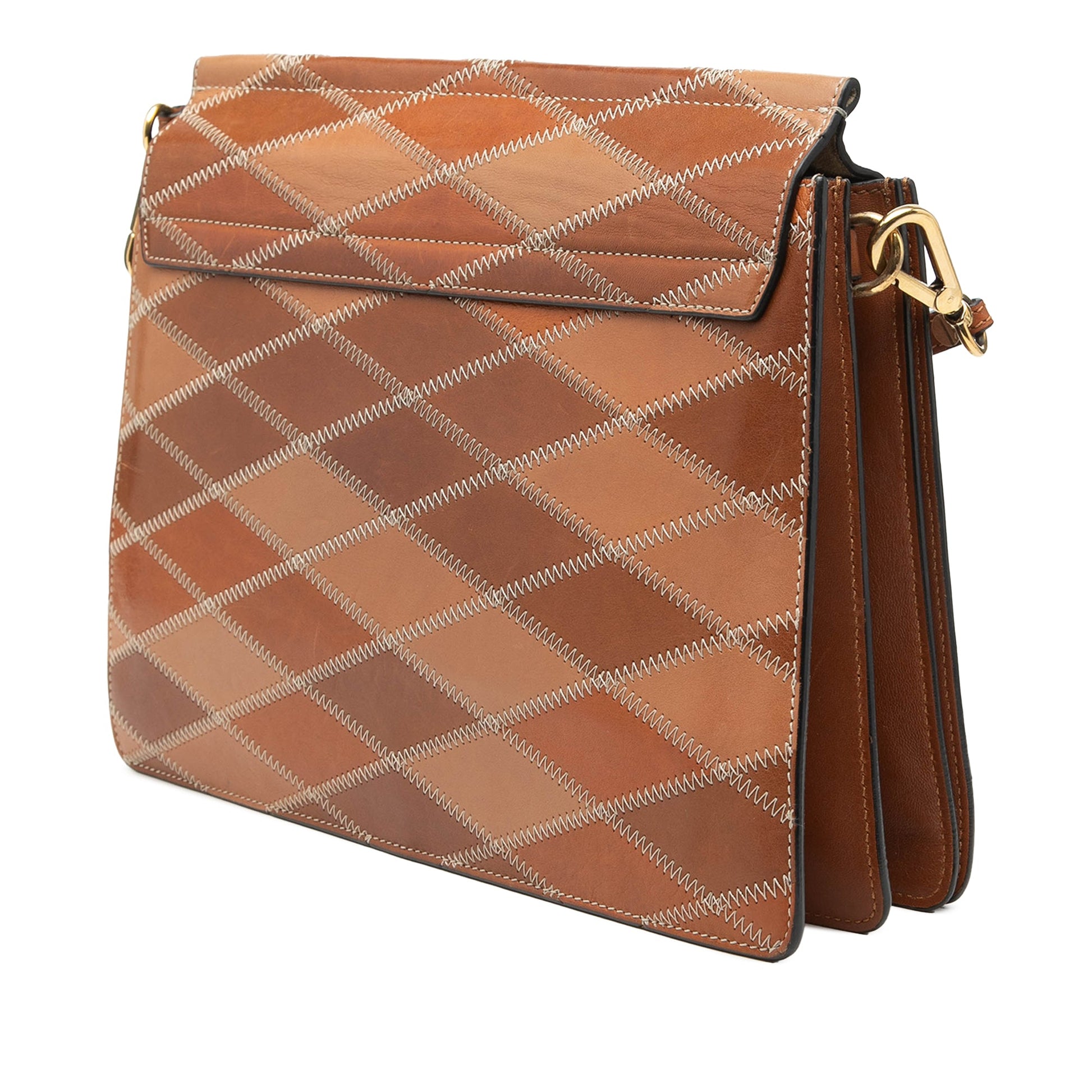 Medium Calfskin Patchwork Faye Crossbody