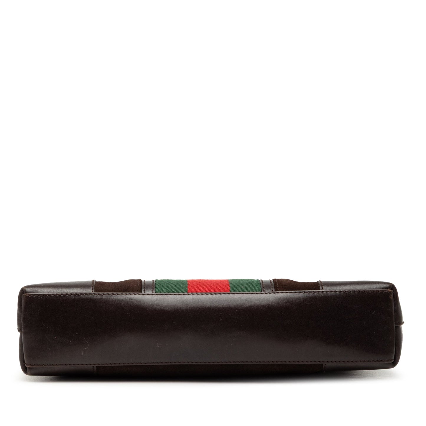 Gucci Suede Web Shoulder Bag