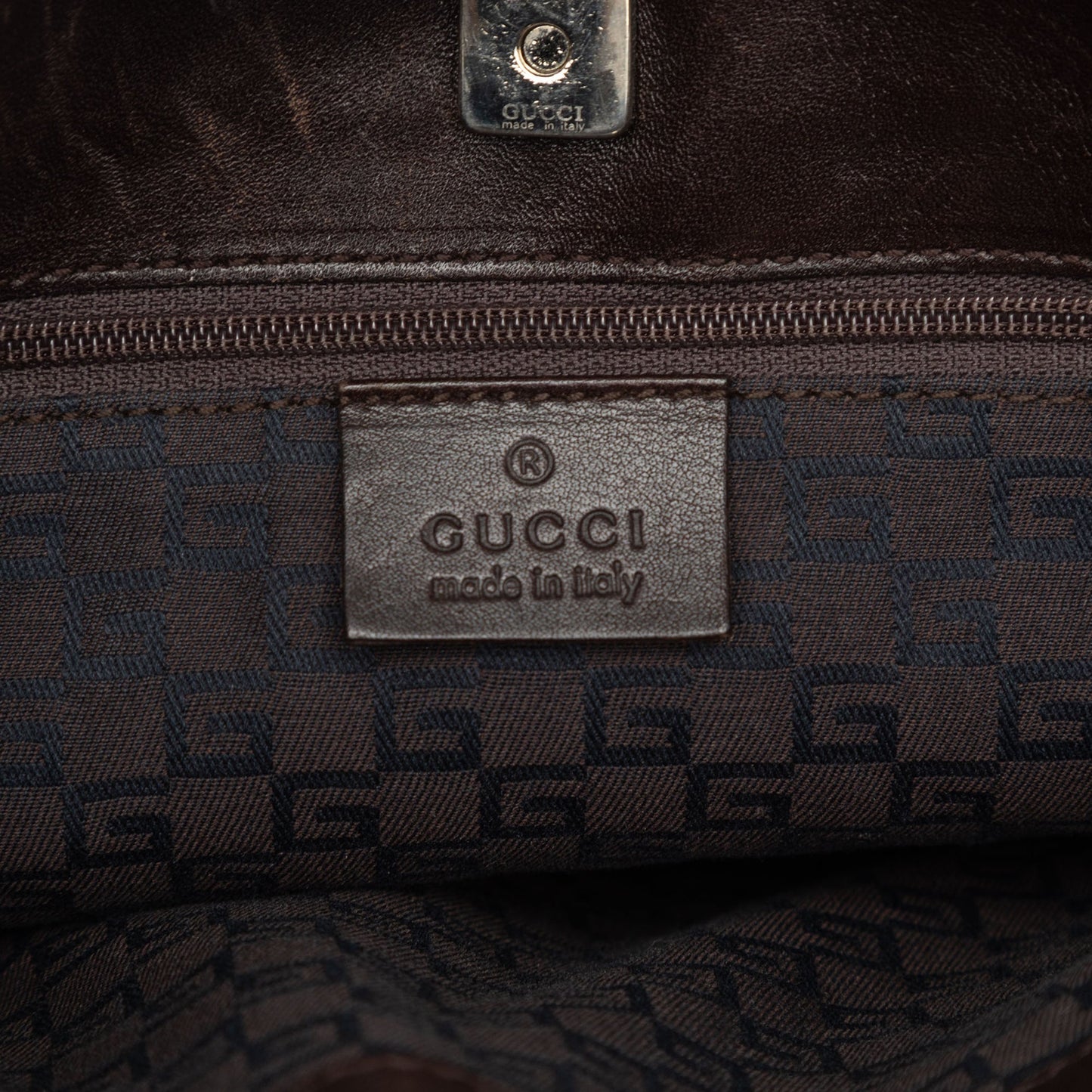 Gucci Suede Web Shoulder Bag