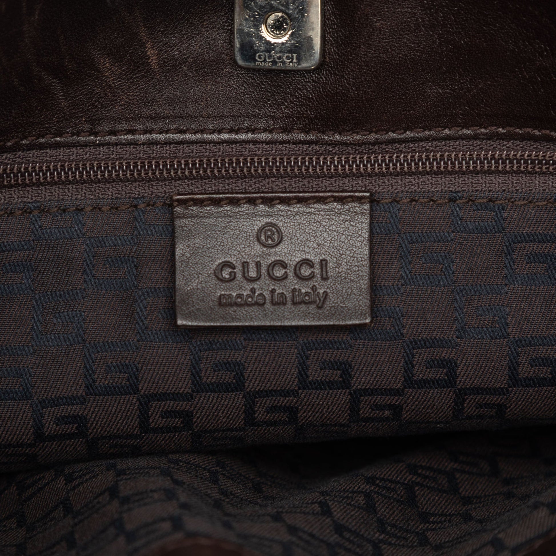 Gucci Suede Web Shoulder Bag