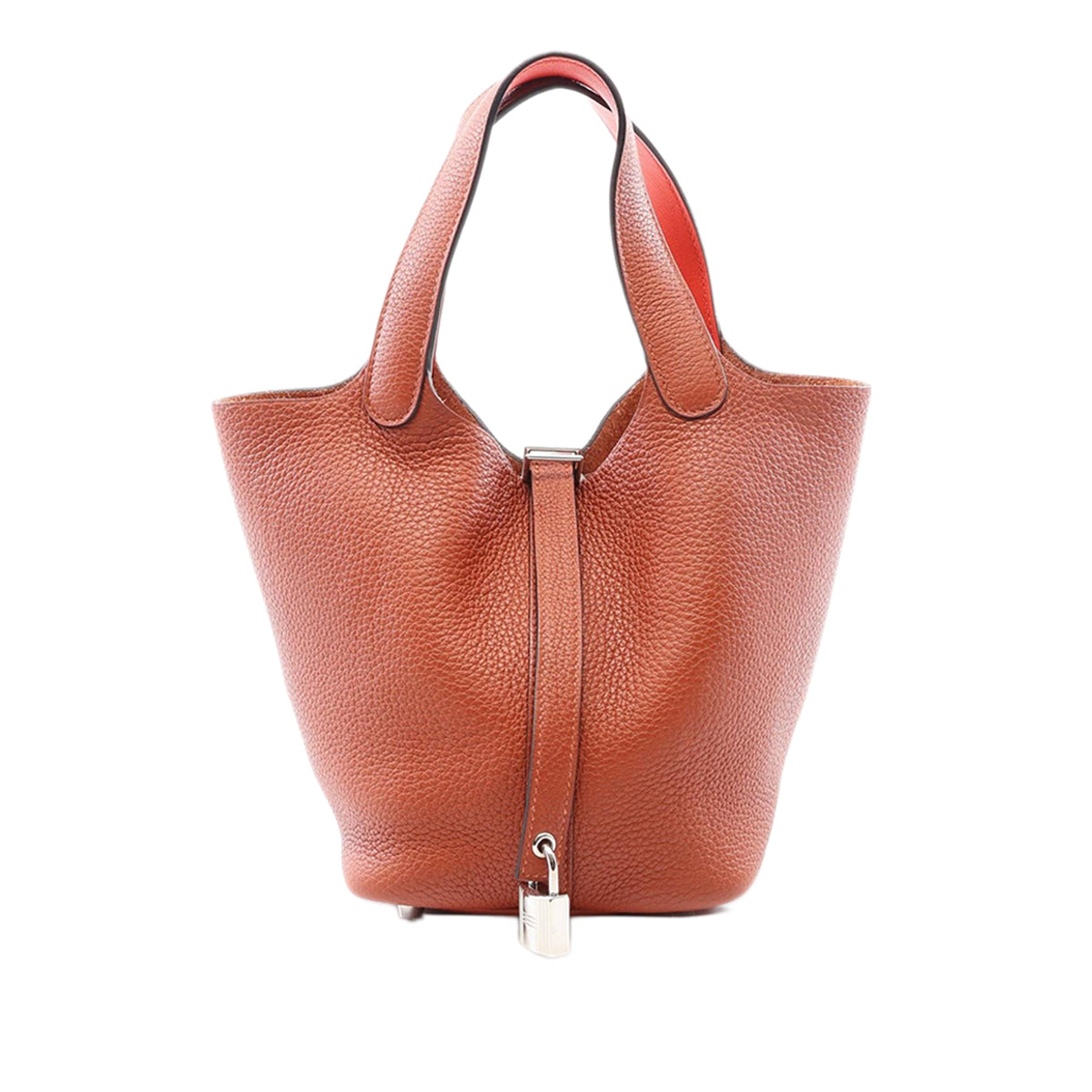 Hermès Clemence and Swift Picotin Lock 18 Eclat — Brown