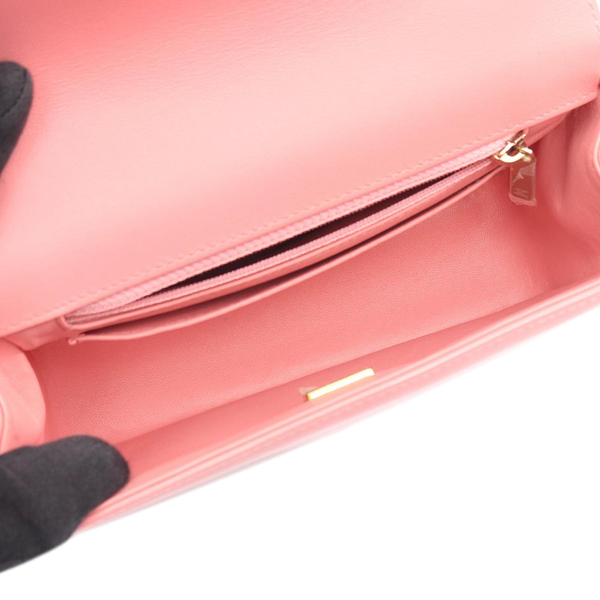 Chanel Mini CC Patent Camellia Flap