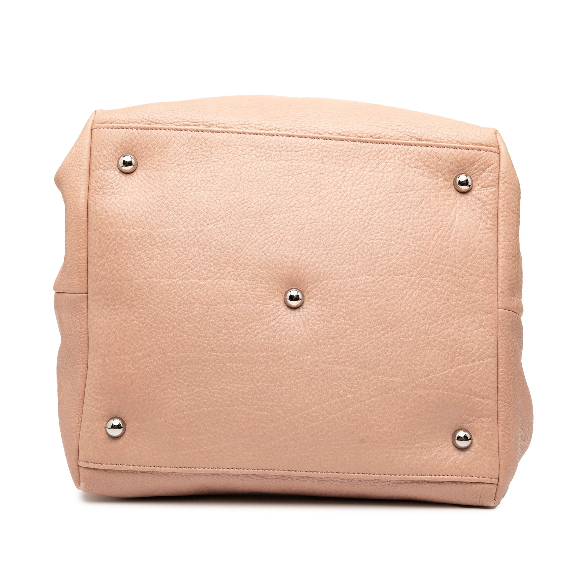 LOEWE Calfskin Calle Lock Shoulder Bag