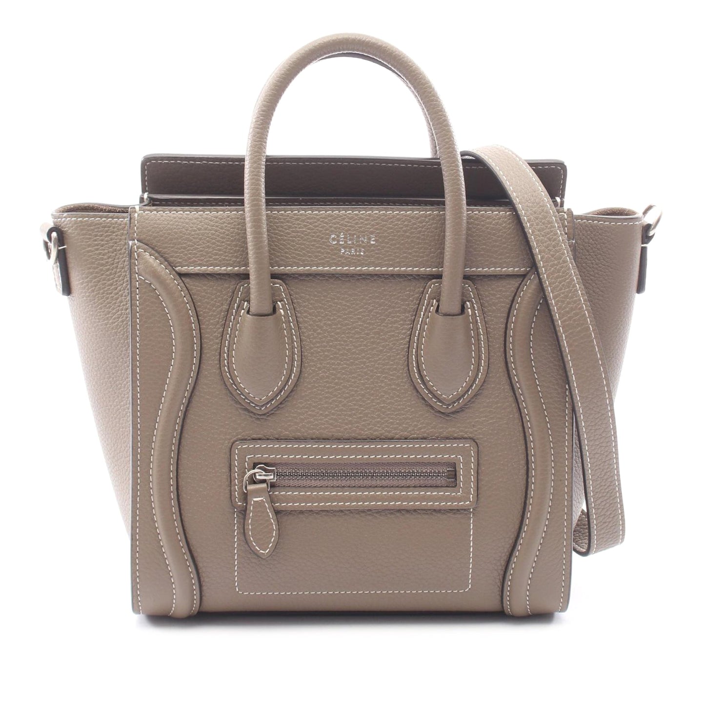 Celine Nano Leather Luggage Tote