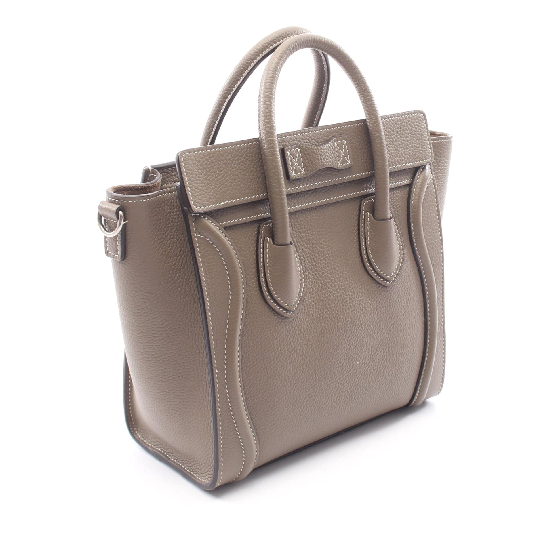 Celine Nano Leather Luggage Tote