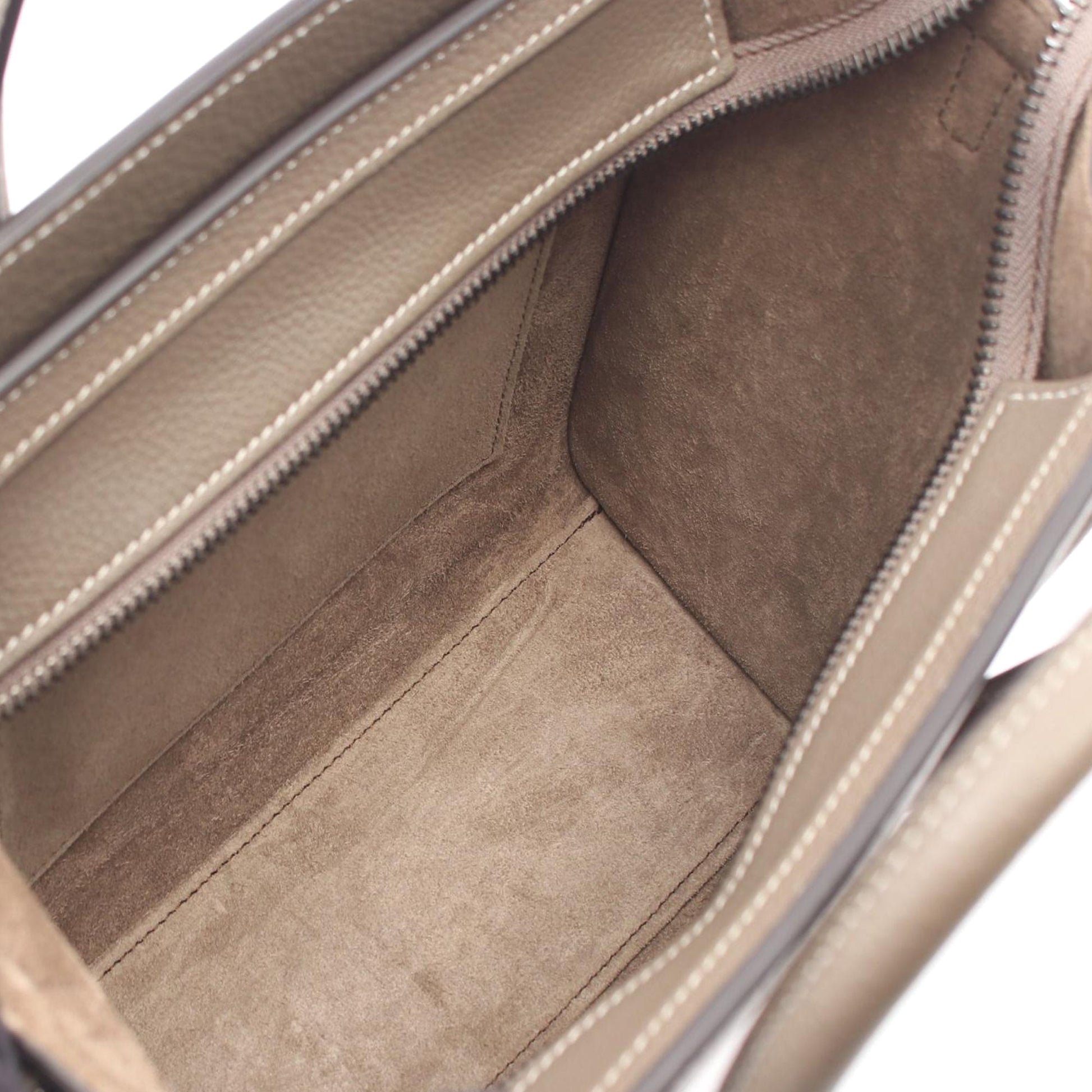Celine Nano Leather Luggage Tote