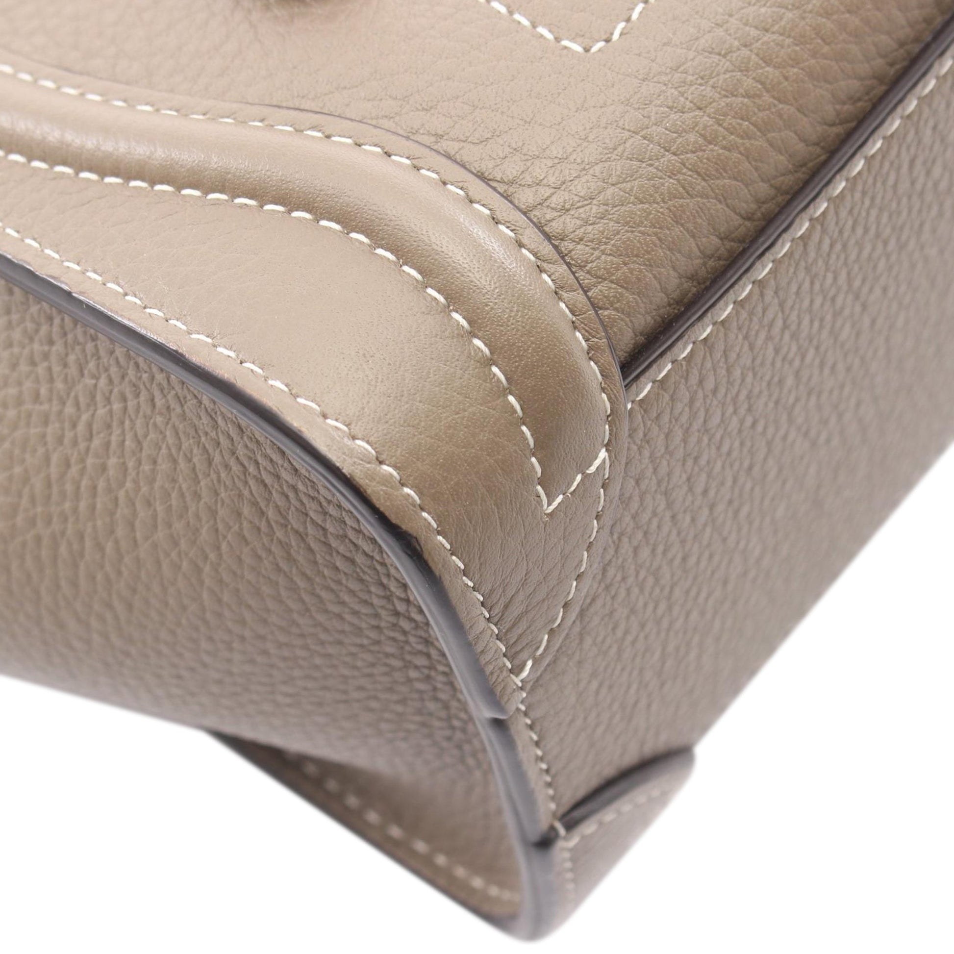 Celine Nano Leather Luggage Tote