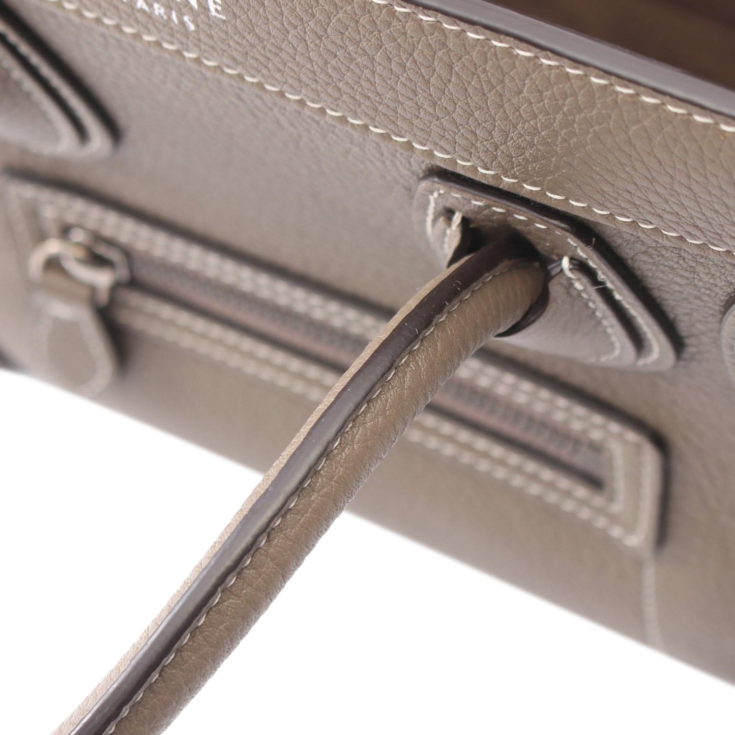 Celine Nano Leather Luggage Tote