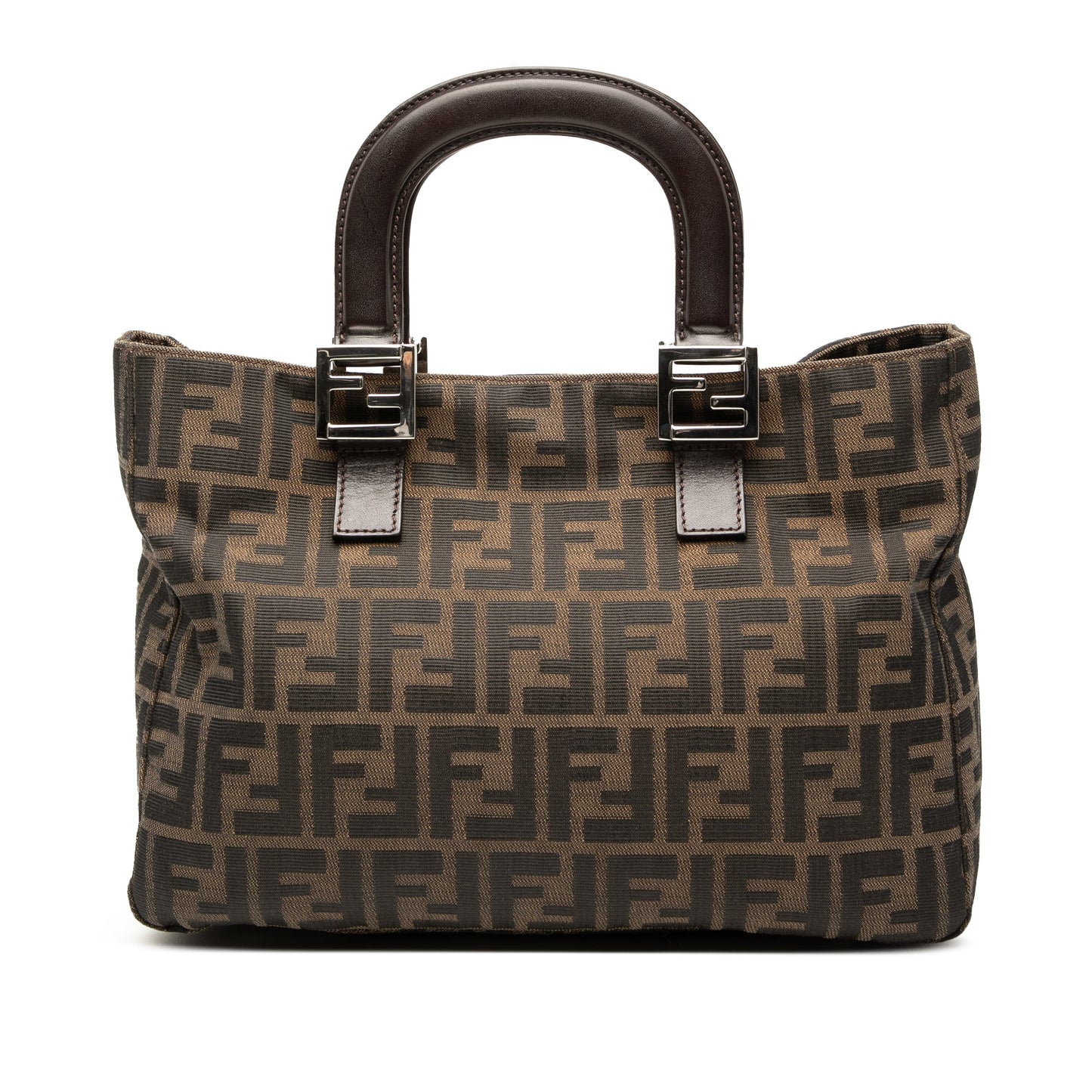 Fendi Small Zucca Canvas Twins Tote