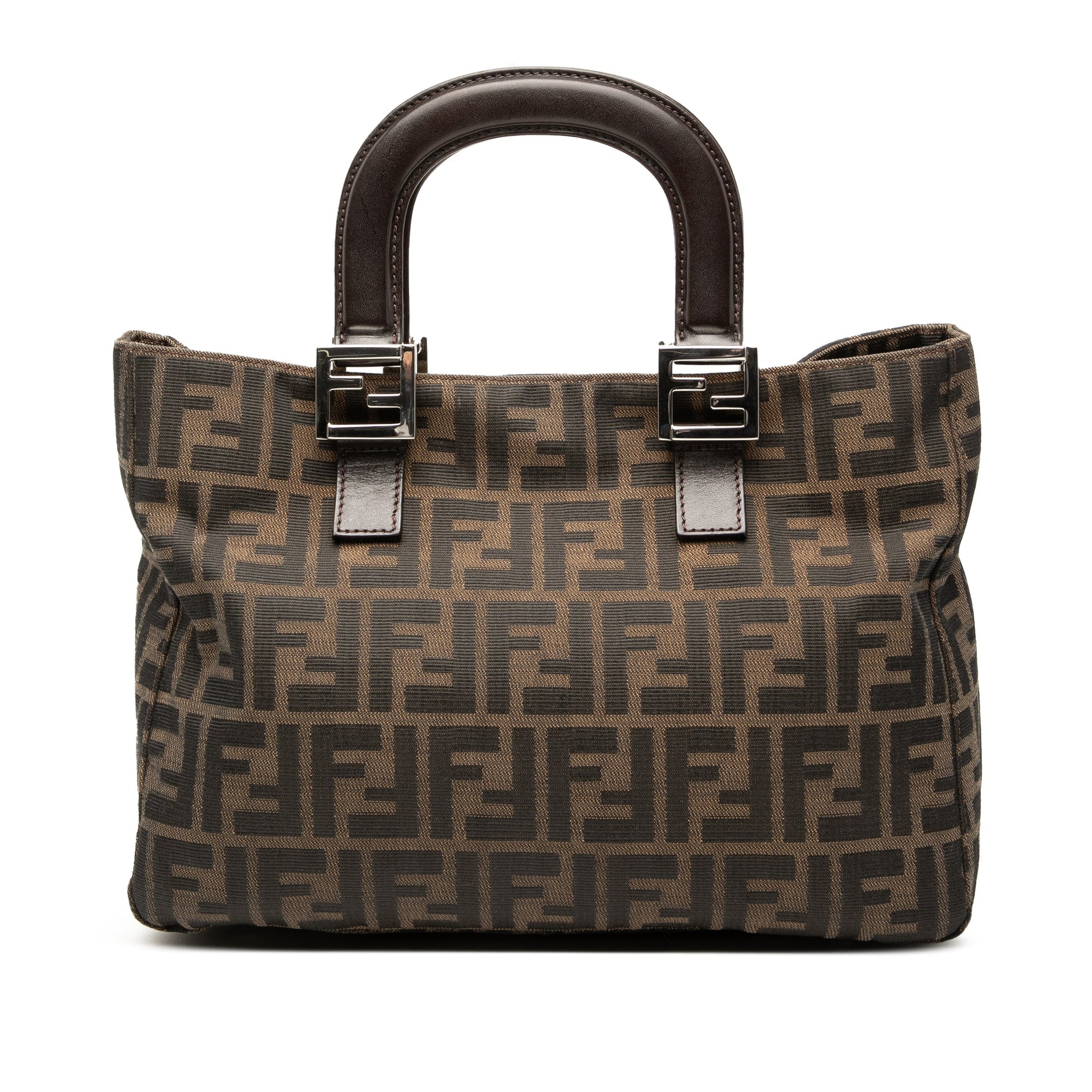 Fendi Small Zucca Canvas Twins Tote