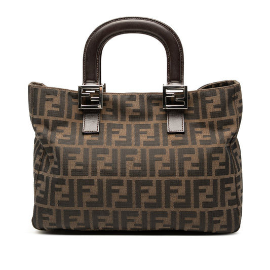 Fendi Small Zucca Canvas Twins Tote
