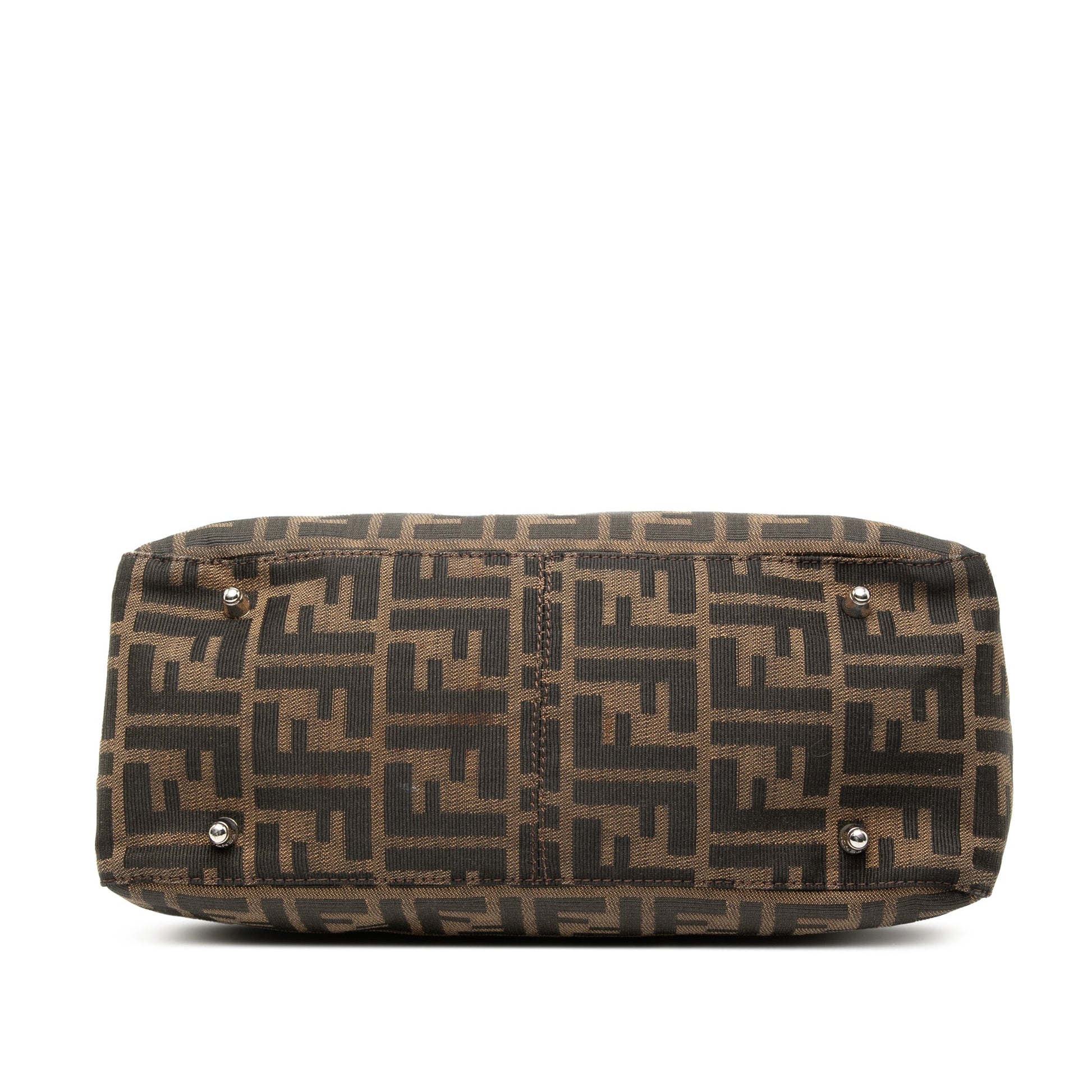 Fendi Small Zucca Canvas Twins Tote