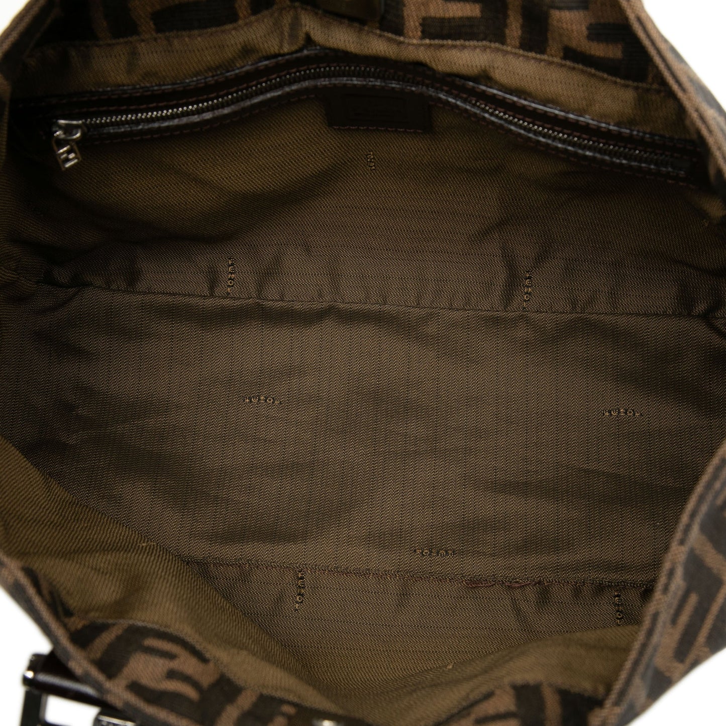 Fendi Small Zucca Canvas Twins Tote