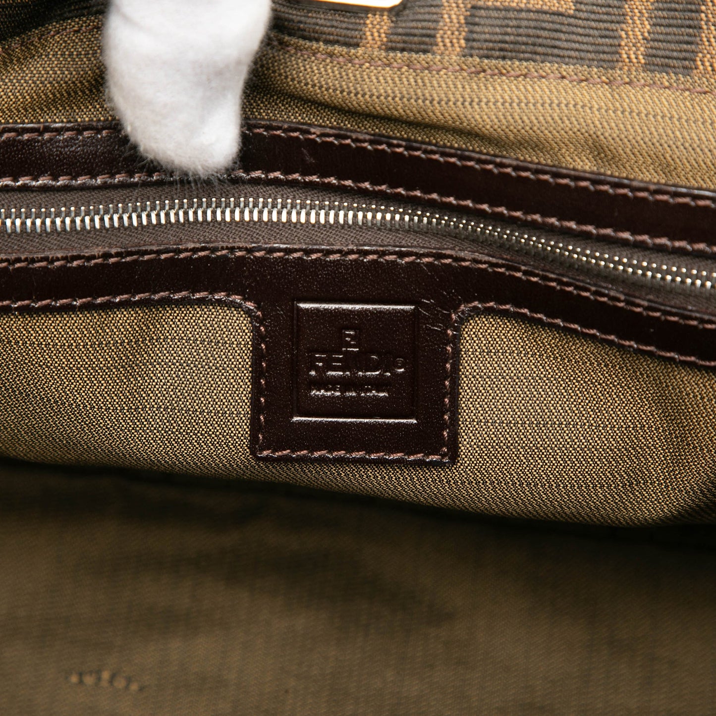 Fendi Small Zucca Canvas Twins Tote