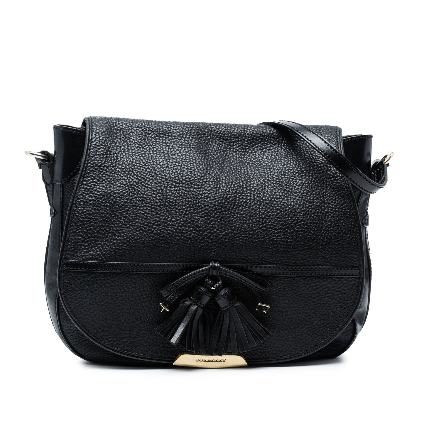 Burberry Medium Grained Leather Maydown Shoulder Bag