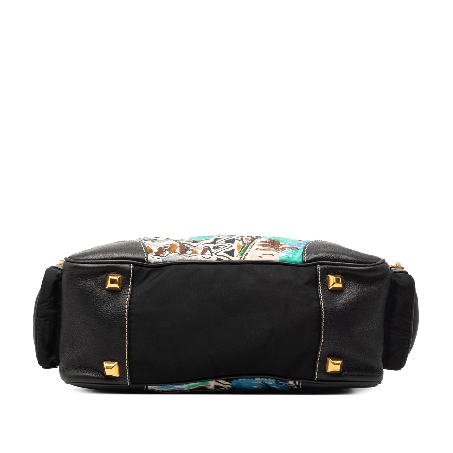 Printed Canvas Venezia Shoulder Bag