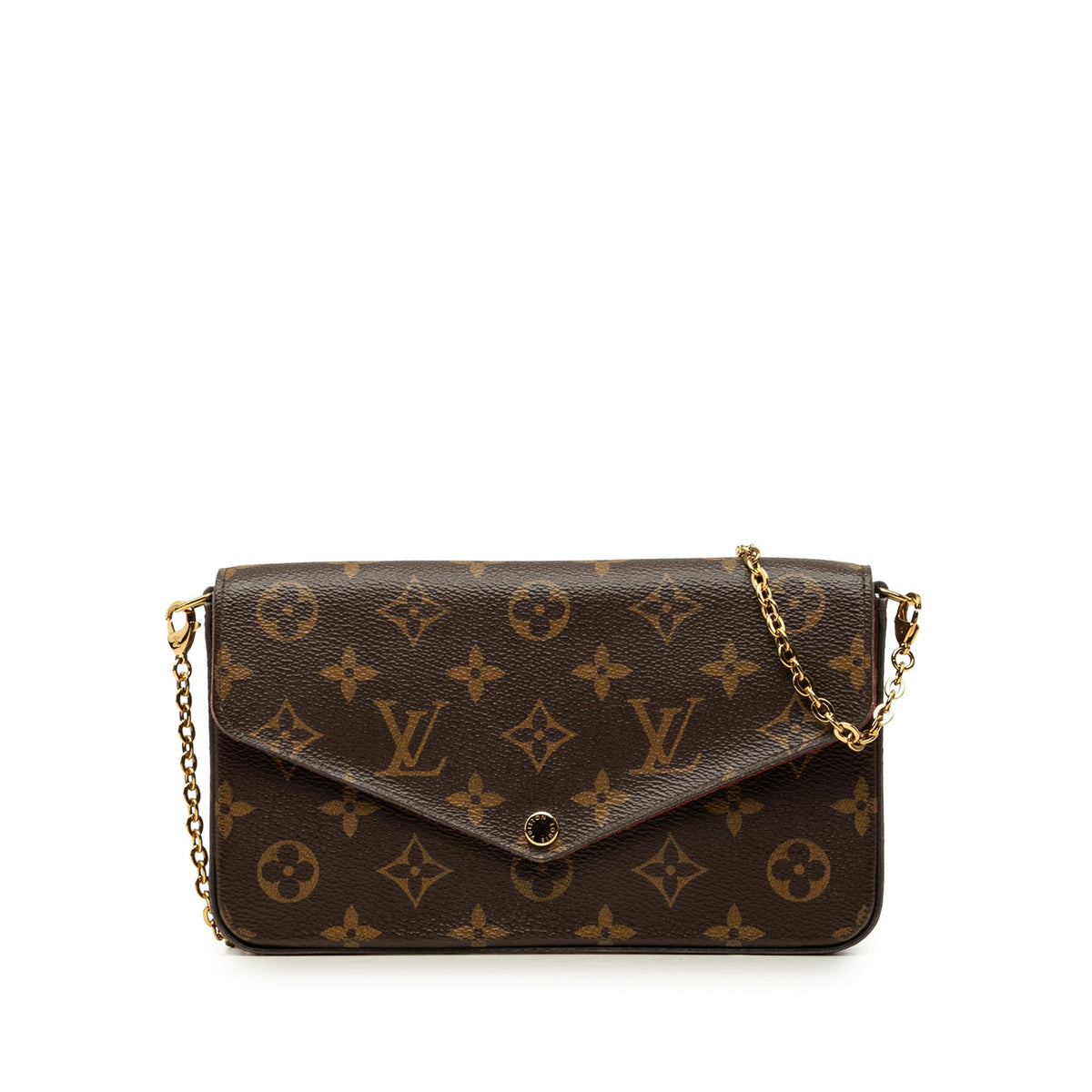 Louis Vuitton Monogram Pochette Felicie — Brown