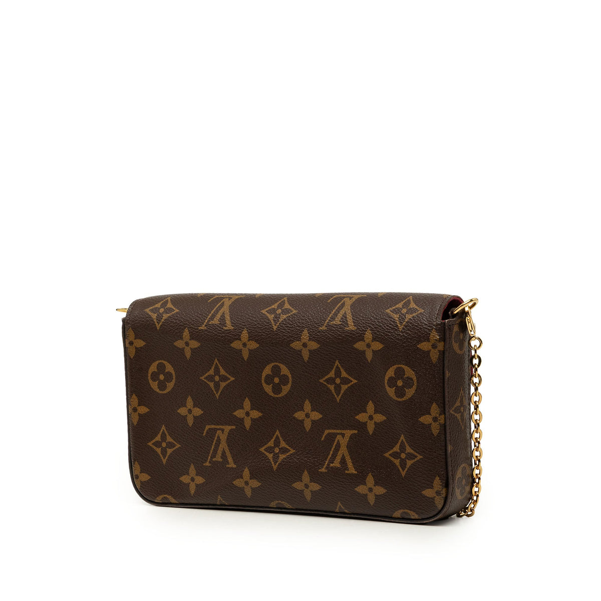 Louis Vuitton Monogram Pochette Felicie — Brown