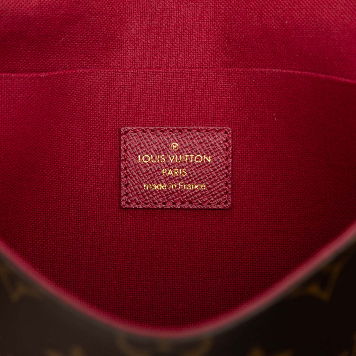 Louis Vuitton Monogram Pochette Felicie — Brown