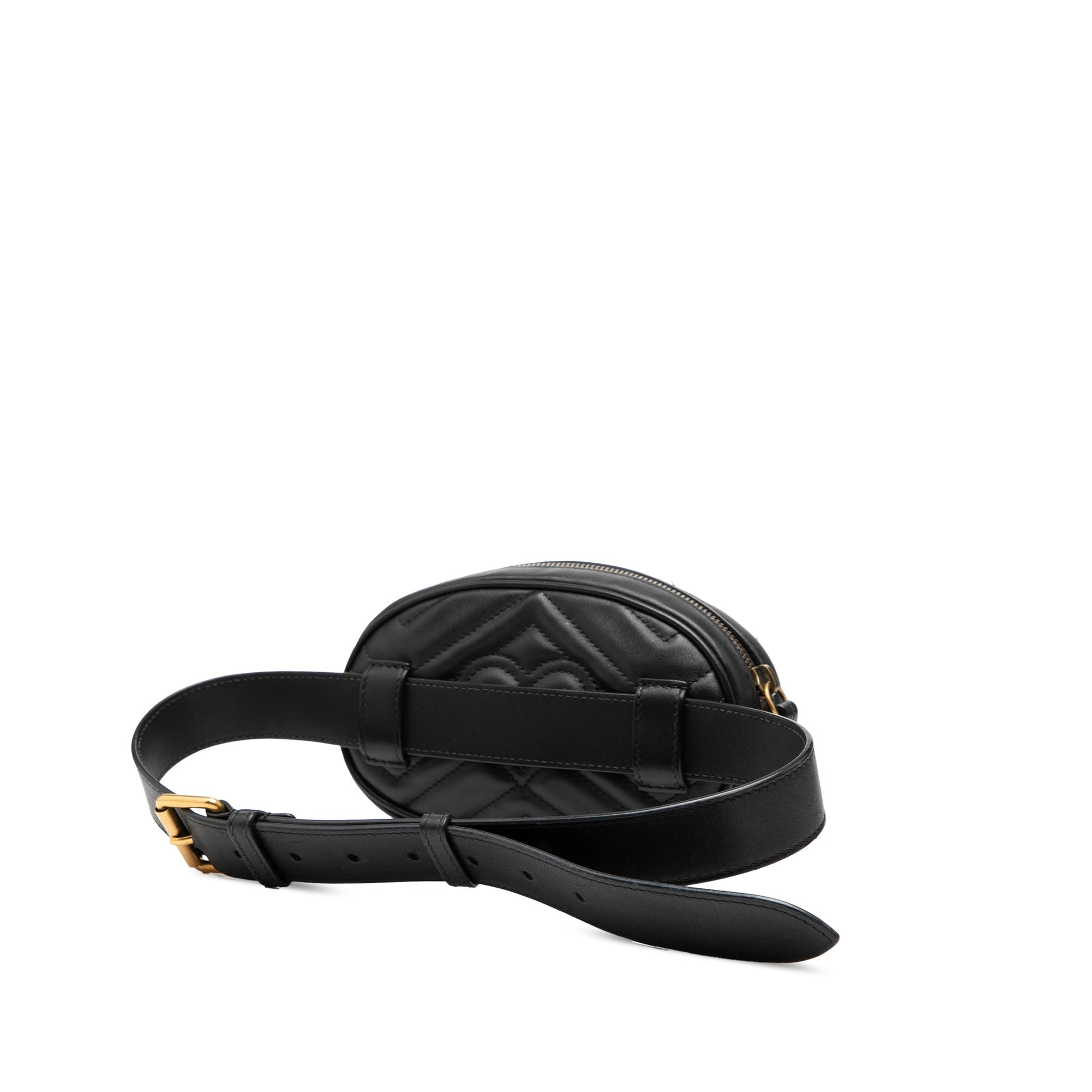 Gucci GG Marmont Matelasse Leather Belt Bag