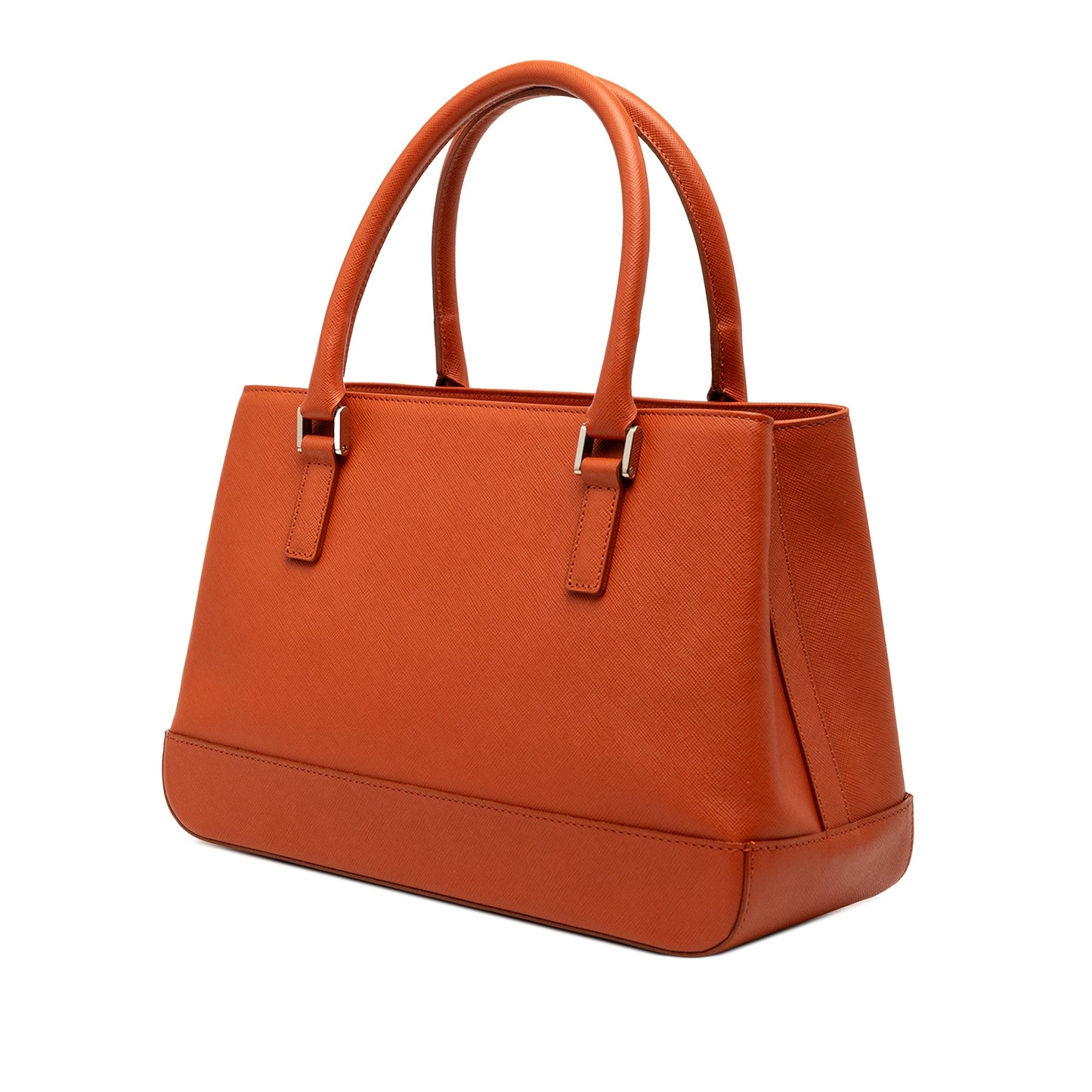 Leather Top Handle Tote