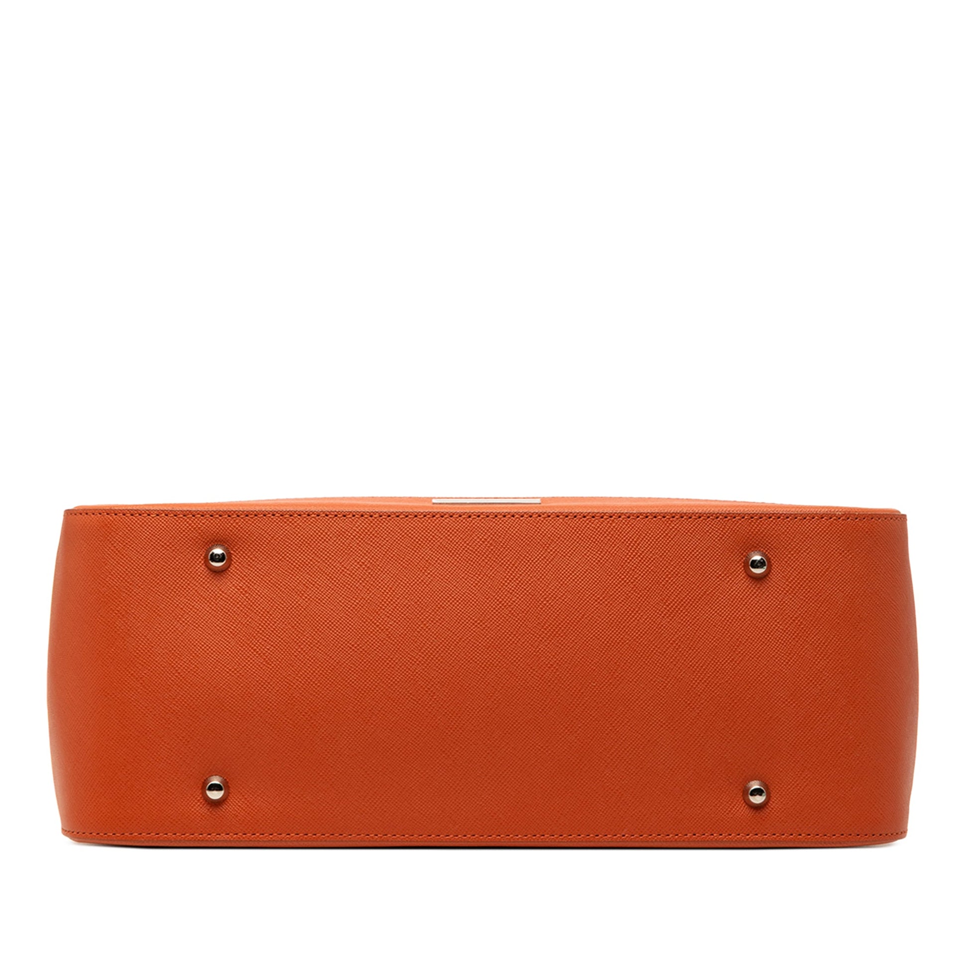 Leather Top Handle Tote